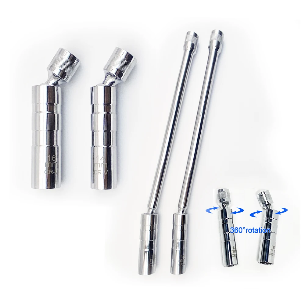 Candle Making Supplies Kit - 14 mm 16 mm Zündkerzen-Entfernungswerkzeug, Schraubenschlüssel,