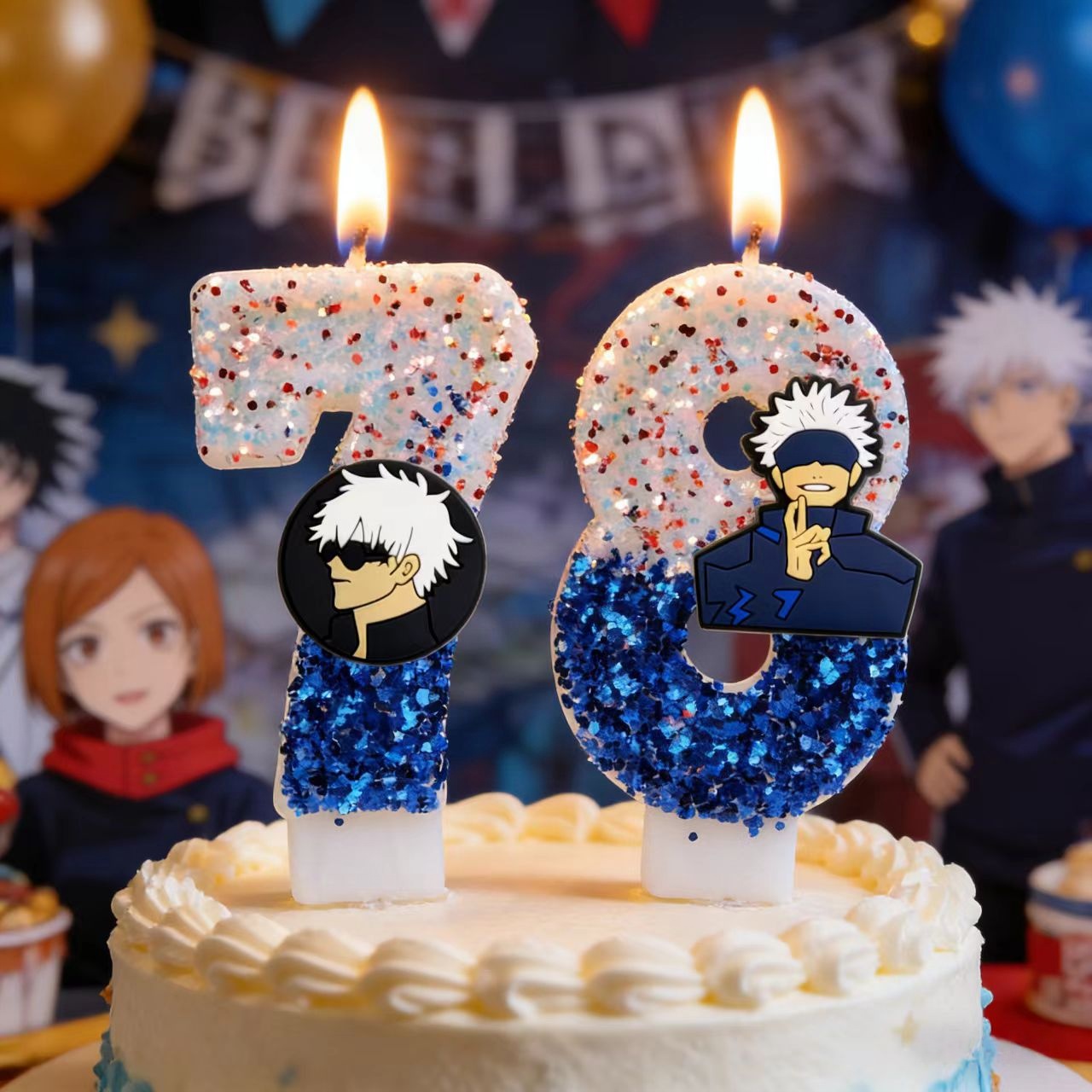 Candle Souvenir - Anime Jujutsu Kaisen Themen-Kerze Nummer 0-9