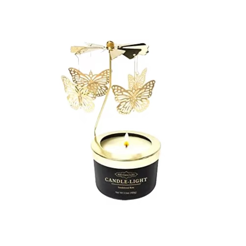 Candle Souvenir - Frühlings-Deko: Rotierender Kerzenhalter für Innenräume, Aromatherapie-Kerzen