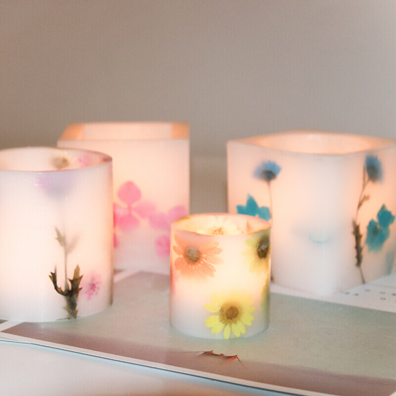 Candle Supplies Tins - Winddichte Wachsbecher, Acrylform, hohler Teelichthalter, duftende