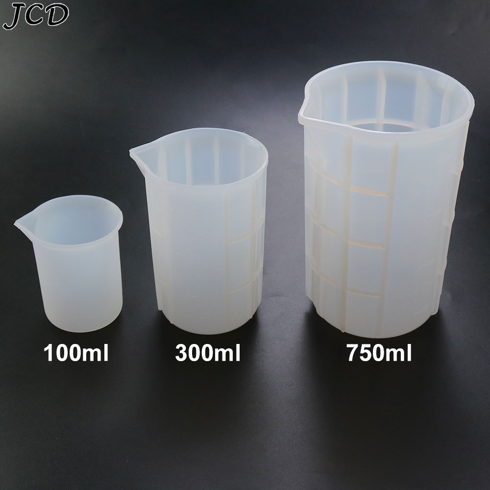 Candle Making Supplies For Beginners - JCD 100ML/300ML/750ML Silikon Messbecher Mit Skala