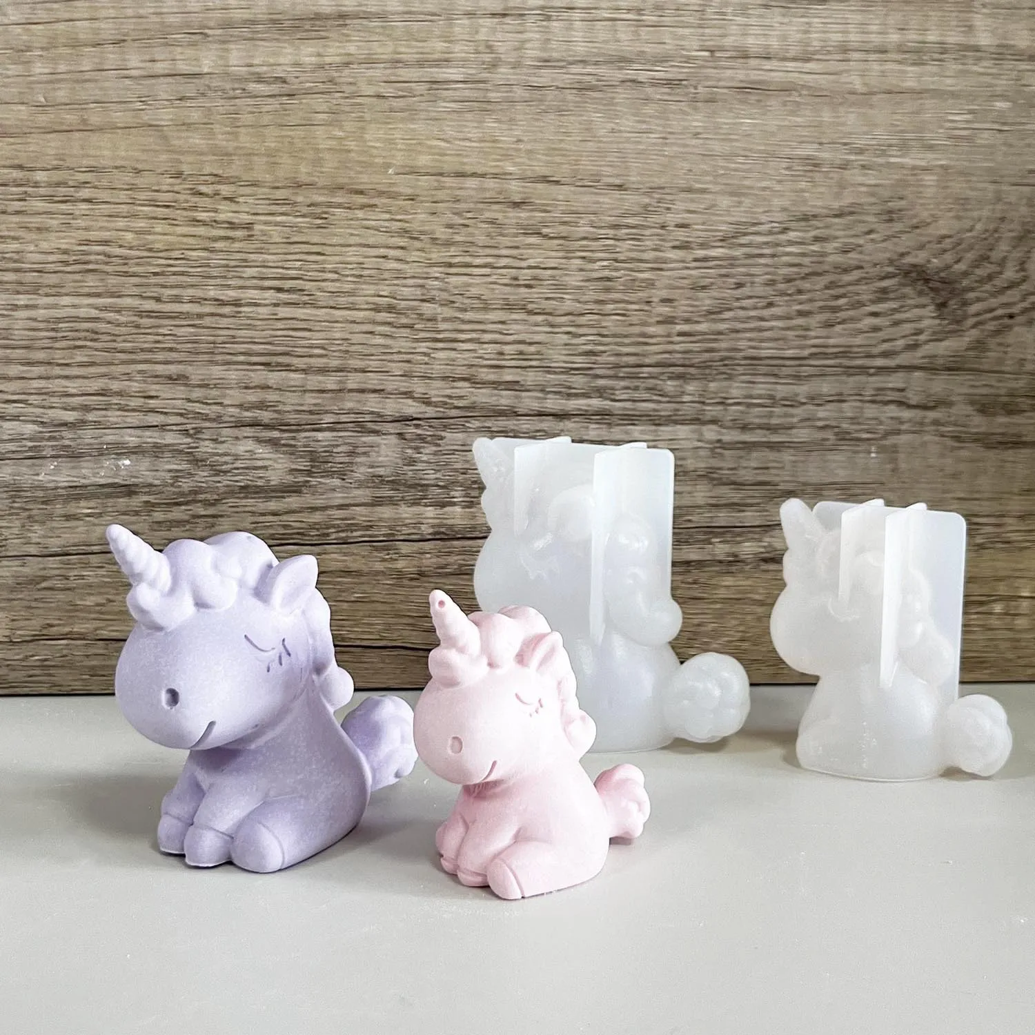 Candle Making Supplies For Beginners - 3D Geometrische Silikon Einhorn Katze Hirsch