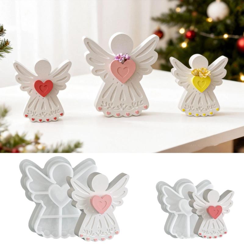 Candle Souvenir - Liebesengel Gipsform Kerzenform Silikonform DIY Gips