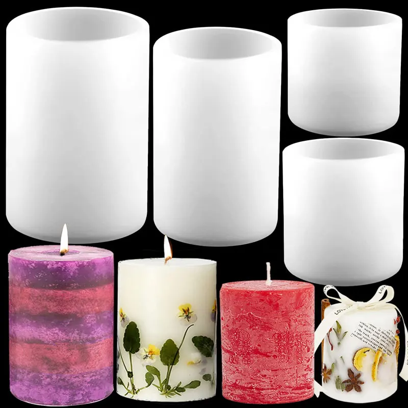 Candle Supplies Tins - Zylinder Silikon Kerze Formen Harz Form