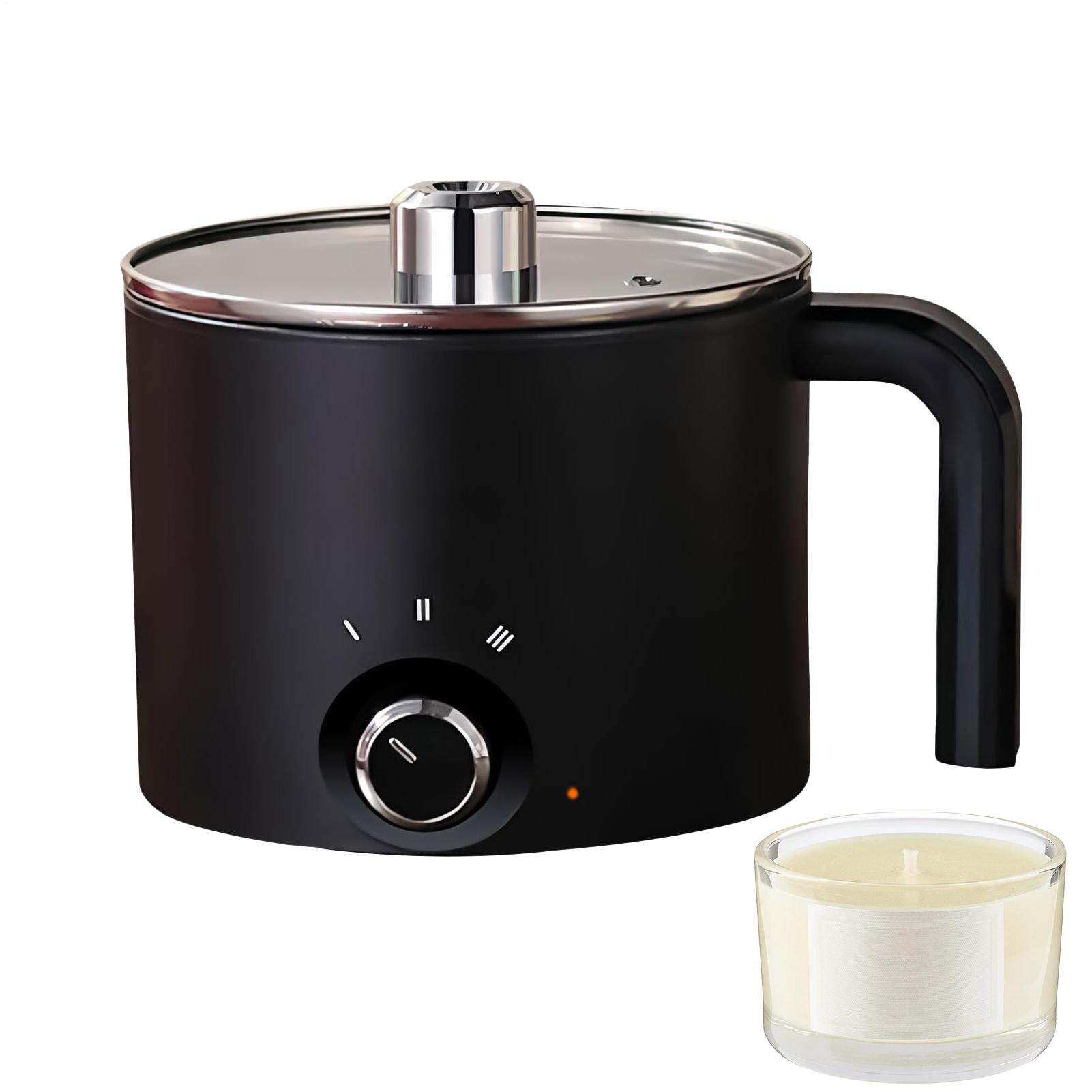 Candle Supplies Tins - Kerzenwachs-Schmelztopf 1,5L Großer Edelstahl Elektrischer Antihaft-Kerzenherstellungstopf