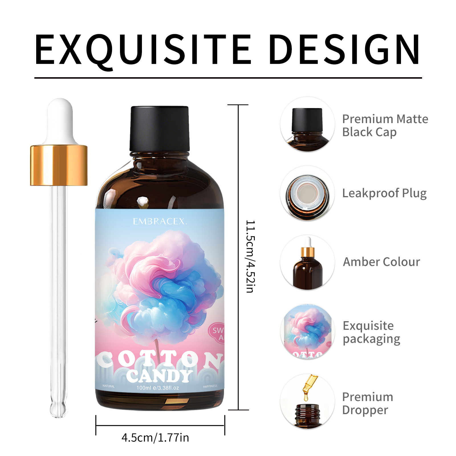 100ml Zuckerwatte-Duftöle für  – Candle Souvenir Bewertung und Preis