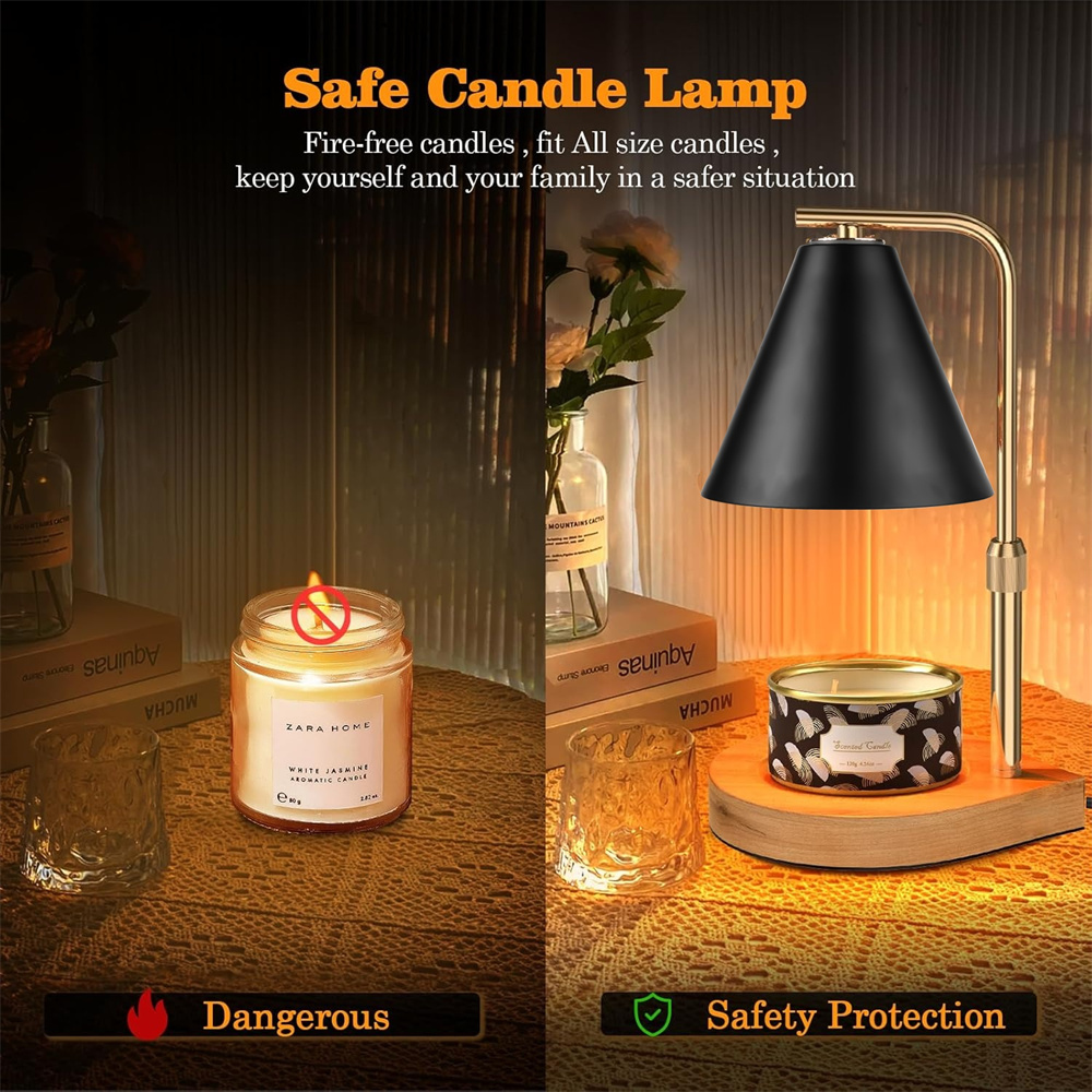 Schwarze Kerzenwärmerlampe mit – Candle Souvenir Bewertung und Preis