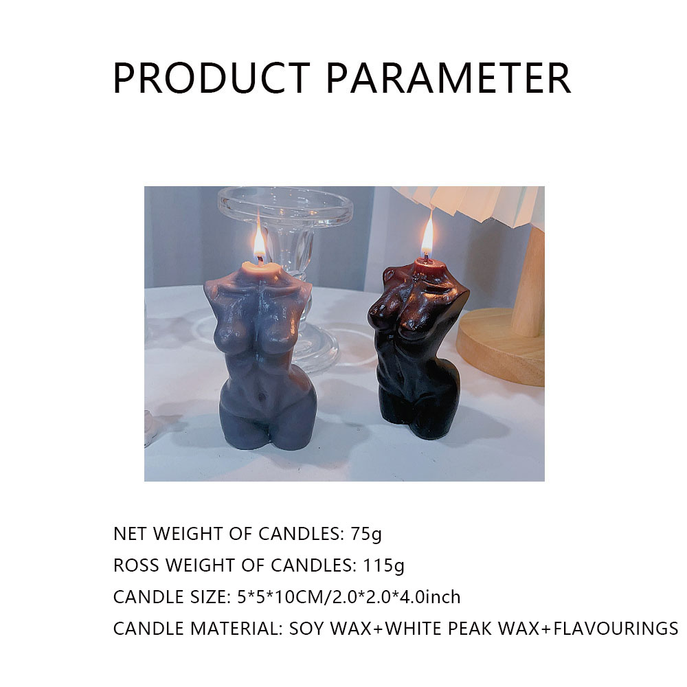 Weiblicher Torso-Körperform-Du – Candle Souvenir Bewertung und Preis
