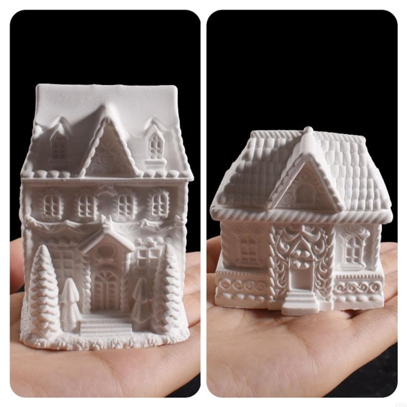 Winterliche Hausform-Gießform  – Candle Vessel Supplies Bewertung und Preis