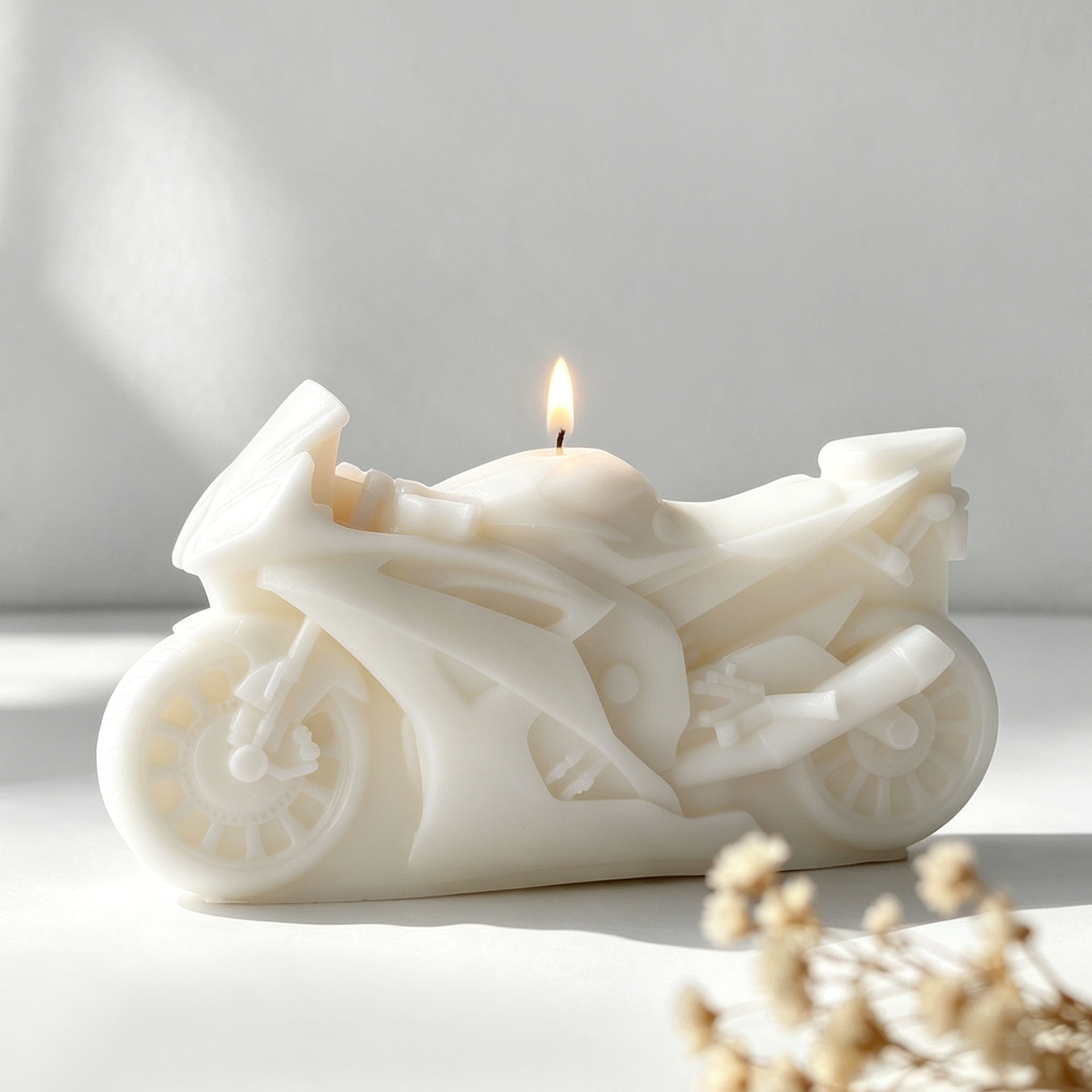 Motorrad-Design Kerzenform aus – Candle Supplies Tins Bewertung und Preis